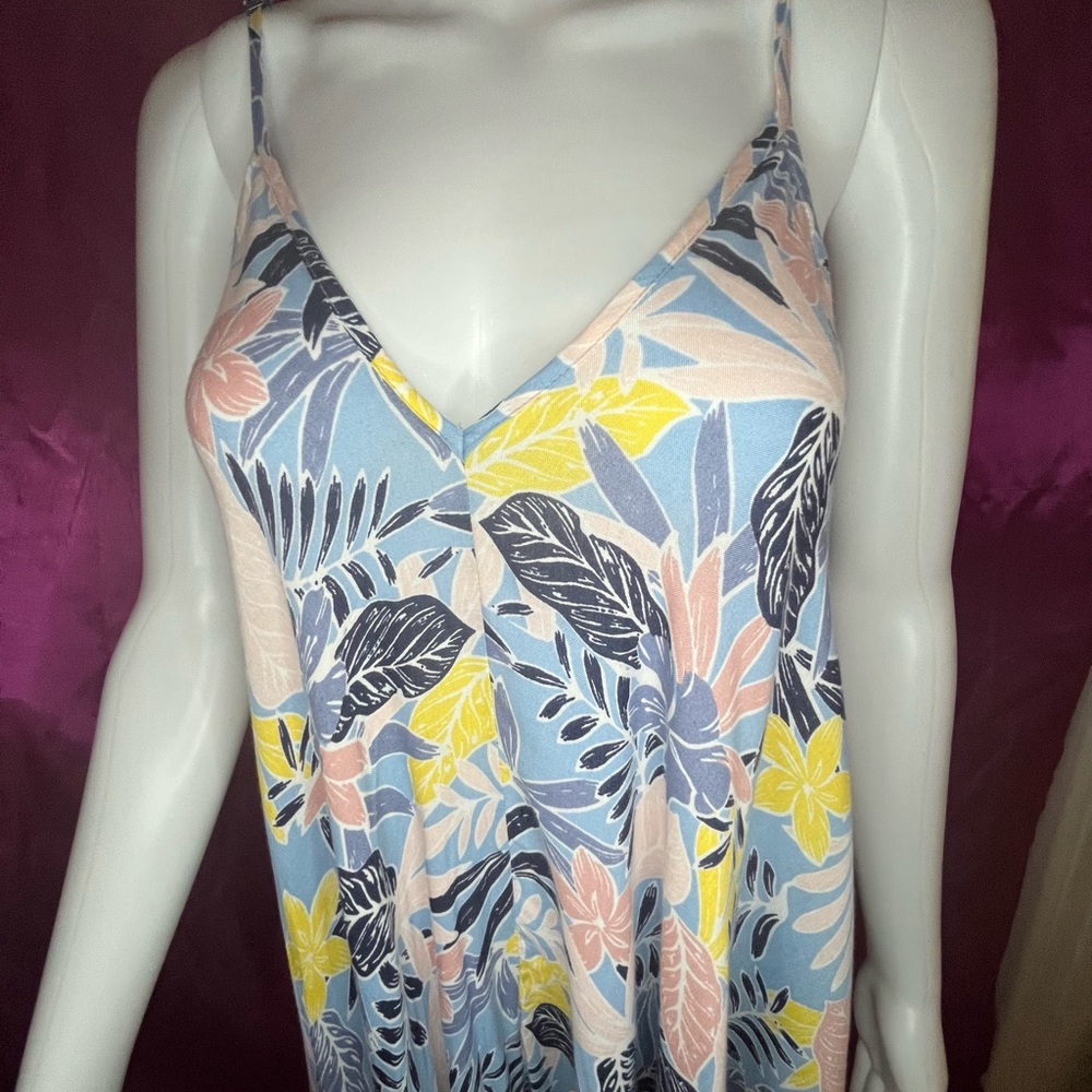 NEW JAPNA GOA S or M DRESS BEACHWEAR VISCOSE Adj Straps Asymmetrical Pom Poms - Picture 4 of 10